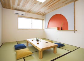 川越しに白神山地が見える宿・川どこべらぼう
